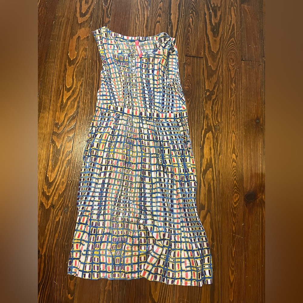 Plenty (by Tracy Reese) Multicolored Tank Dress (Womens 8, Like New)